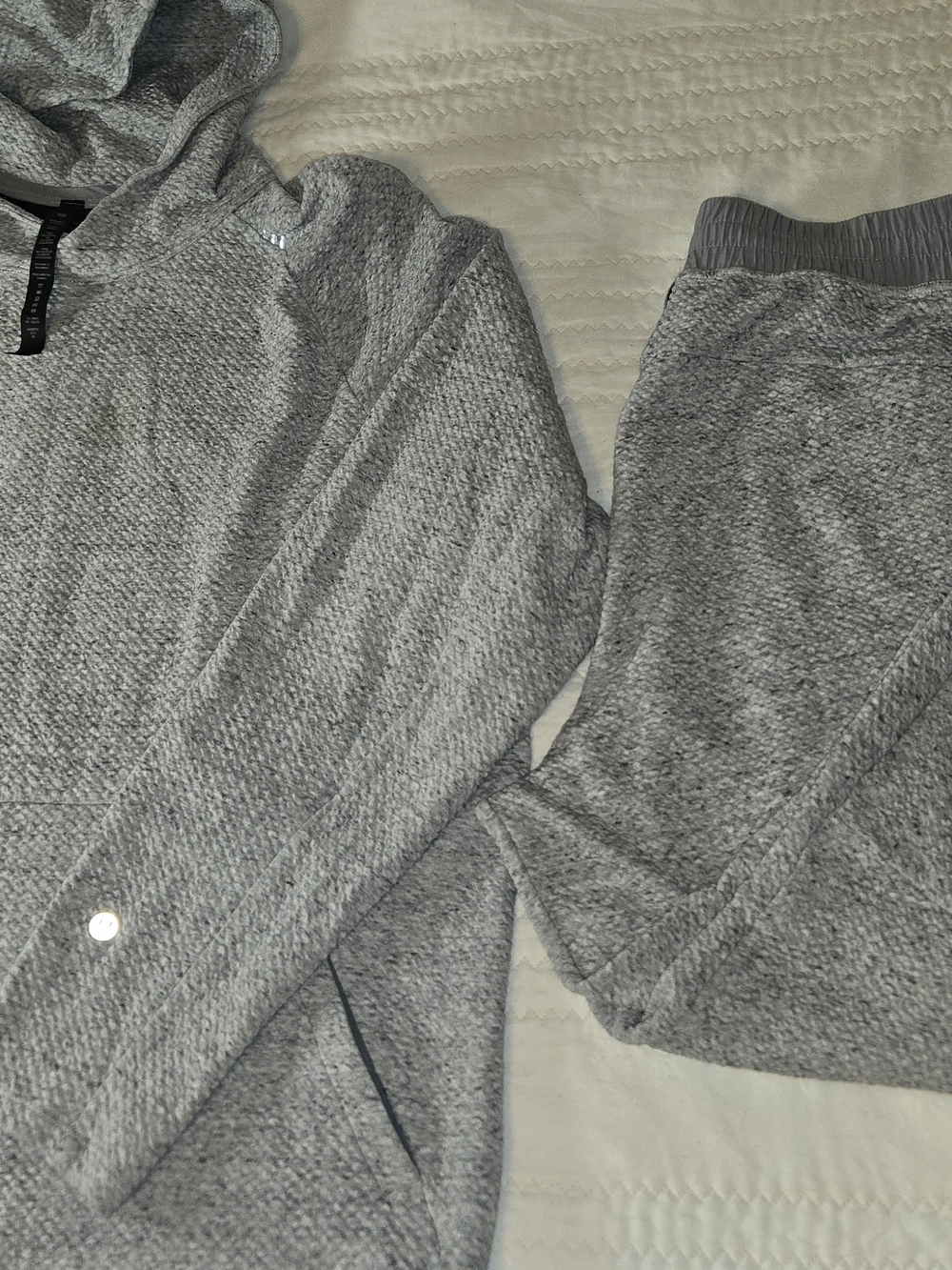 Lululemon At Ease Hoodie and At Ease Jogger Set Jogger Set Gray